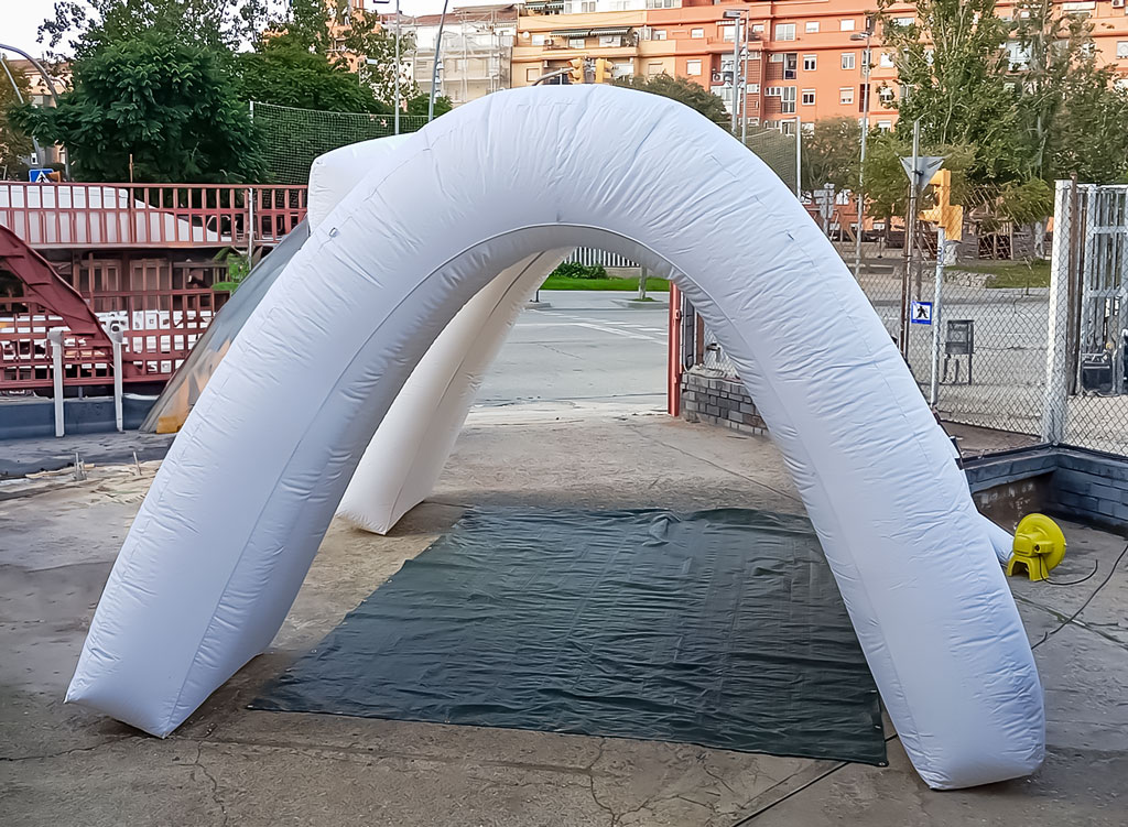 Carpa blanca hinchable · Jocsair Hinchables Barcelona