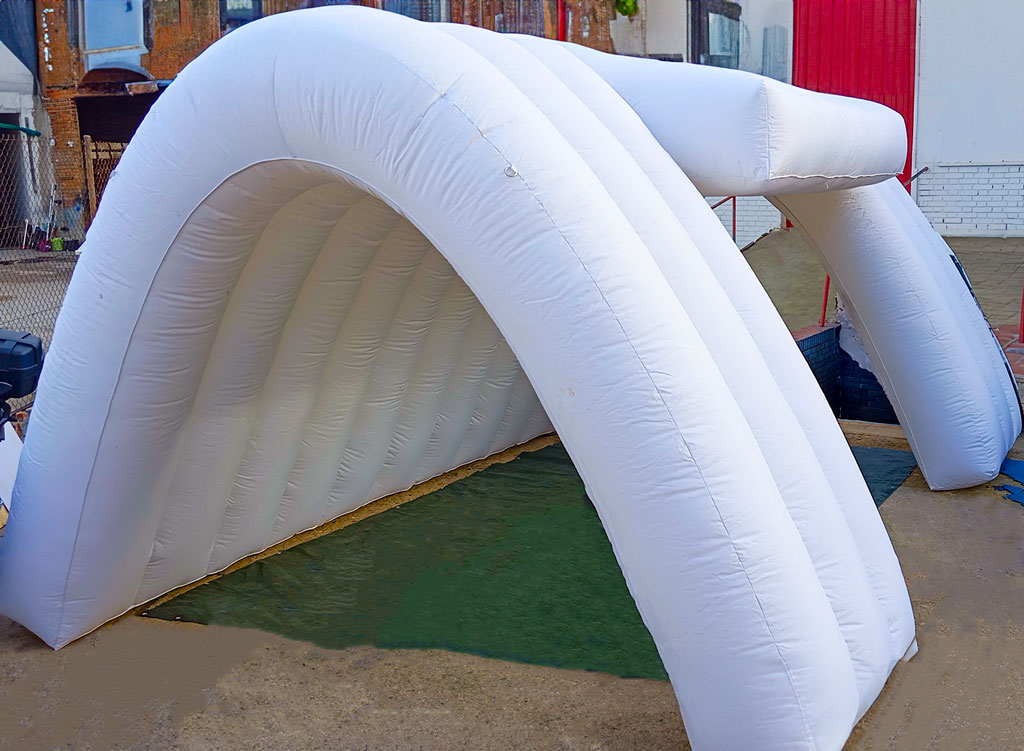 Carpa blanca hinchable · Jocsair Hinchables Barcelona