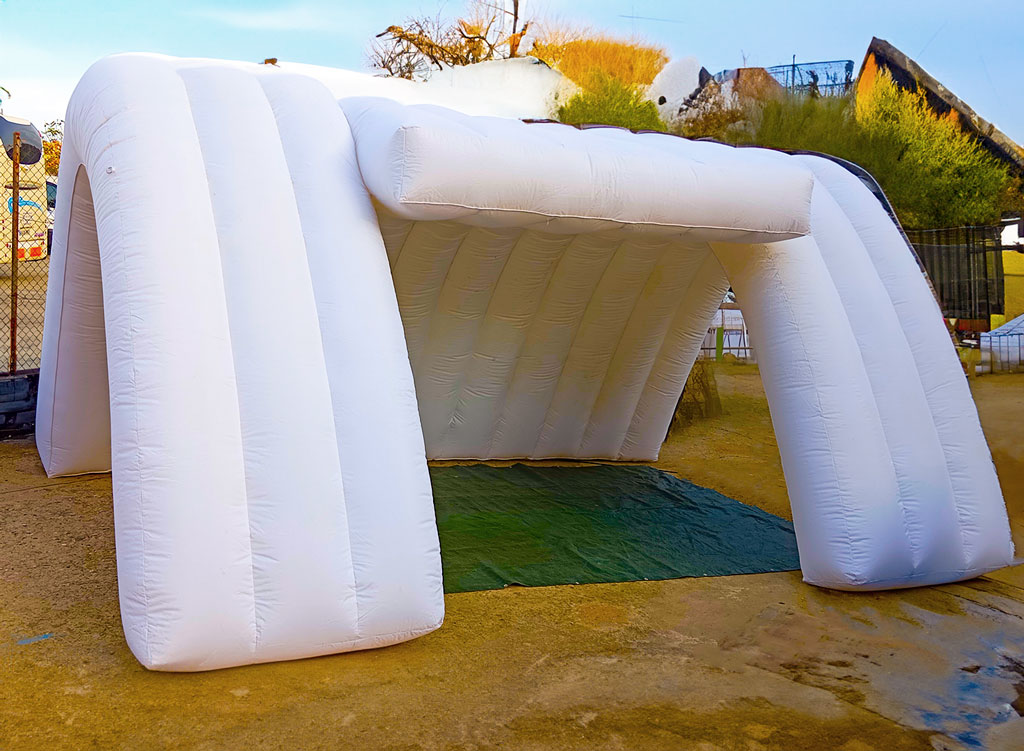 Carpa blanca hinchable · Jocsair Hinchables Barcelona