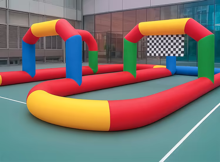 Circuit Kart Hinchable Barcelona · Jocsair Hinchables