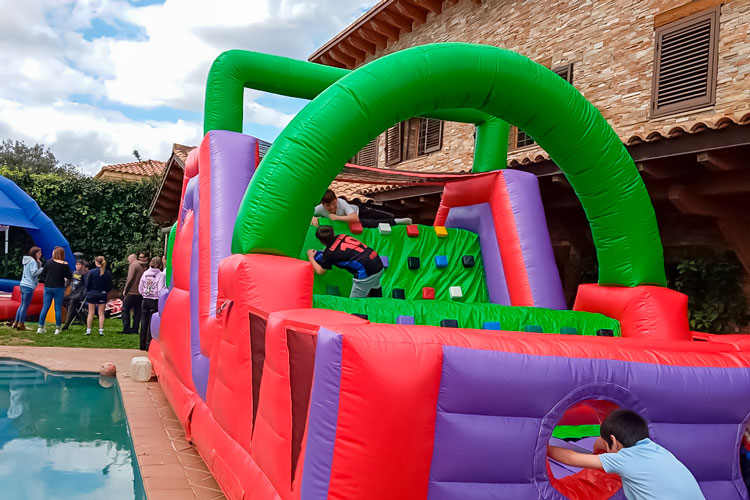 Pista Americana Multicolor · Jocsair Hinchables Barcelona