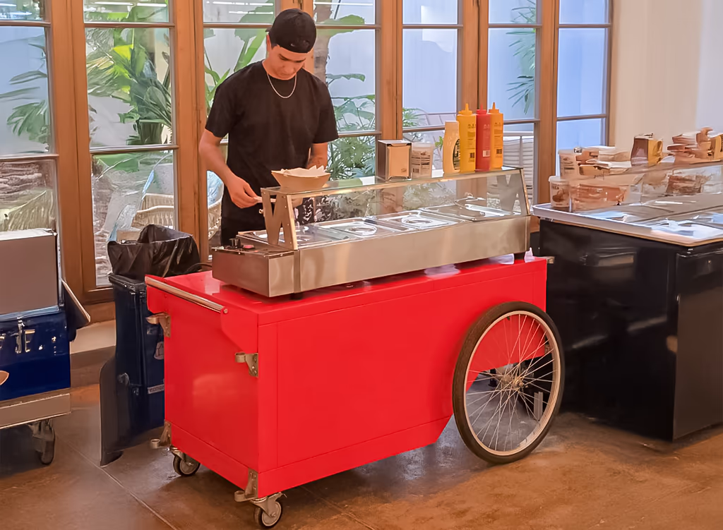 Carritos Frankfurt para eventos · Jocsair Hinchables Barcelona